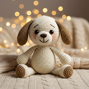 Cute Dog Crochet Pattern, Amigurumi Dog pattern | ENGLISH Pattern, Crochet dog pattern