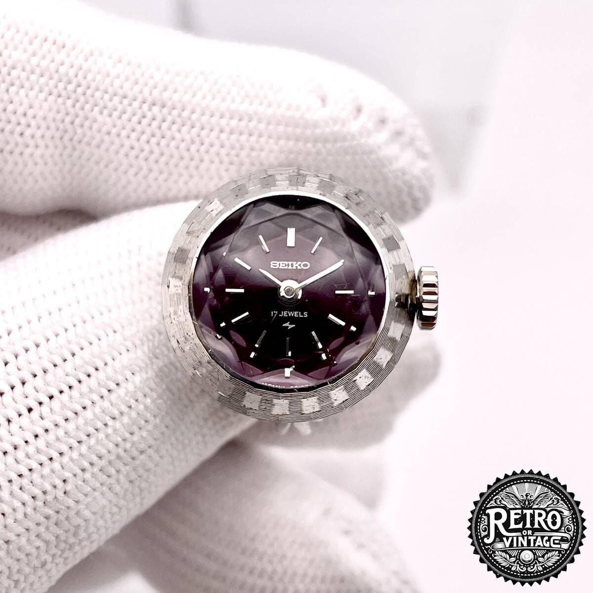 Seiko Vintage Ring Watch Ladies - Etsy
