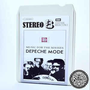 Fita cassete personalizada e feita à mão Depeche Mode Music For the Masses, 8 faixas