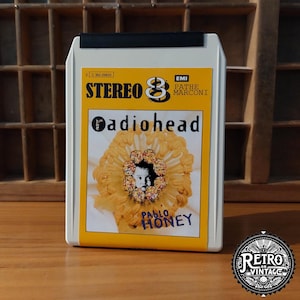 Fita cassete personalizada feita à mão do Radiohead Pablo Honey com 8 faixas