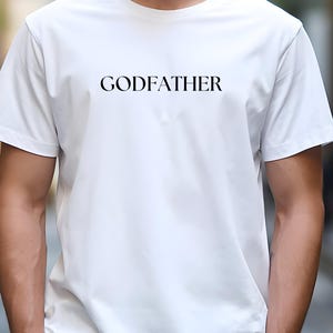Godfather T-Shirt Pregnancy Announcement TShirt for Uncle, Cool Uncle T-Shirt, New Uncle Shirt, Gift for Uncle to Be