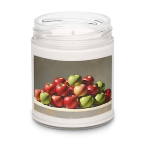 Vela de soja con aroma a cosecha de manzana