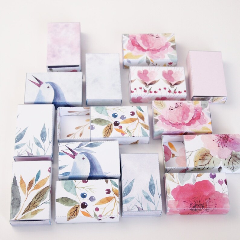 Pdf Printable Matchbox Diy Wedding Favor Gift Box Tutorial And Image 0