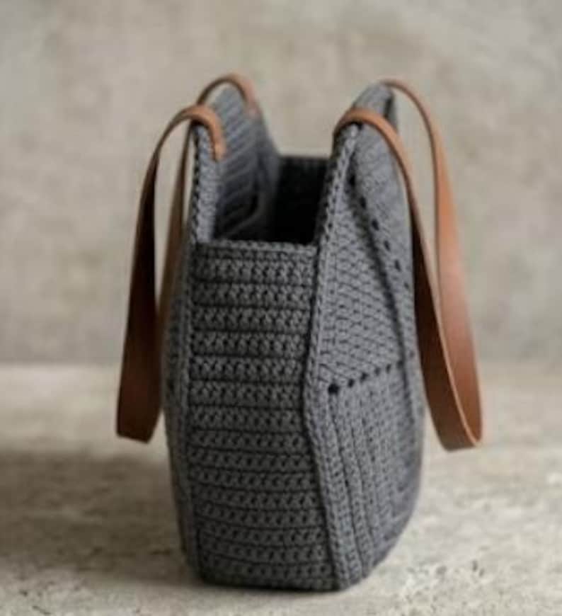 Crochet Hexagon Bag Pattern PDF – Modern Summer Tote Digital Download ...