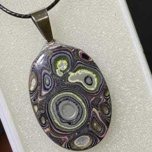 Multi colour Fordite ,A One Quality Unique Fordite  pendant , Loose Gemstone For Making Jewelry