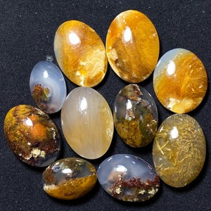 Gemstone Mixed Lot, Wholesale Mix Lot, Mix Cabochon Bulk Lot, Mix Shapes & Sizes Best for Starting Jewelry Making Stone Supplie