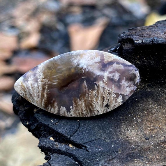 Purple Plume Moss Agate,flower Agate,agate Rock,agate Stone