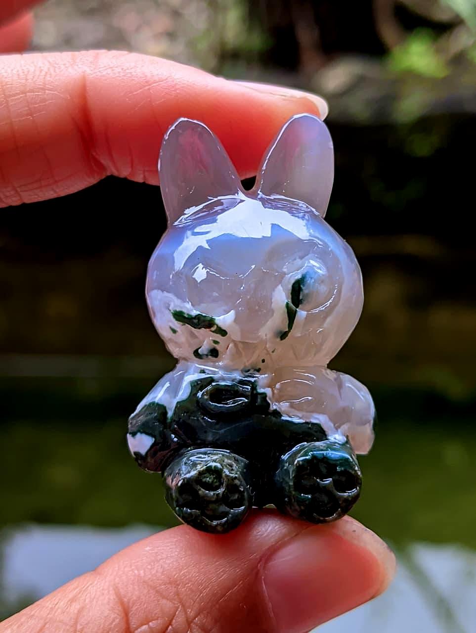 Labubu Crystal Carving - Etsy