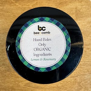 Bálsamo de manos de cera de abejas orgánico