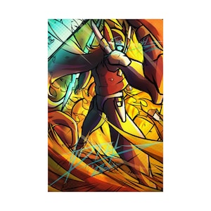 Black Zero - Megaman X - Premium Holographic Poster - 11 X