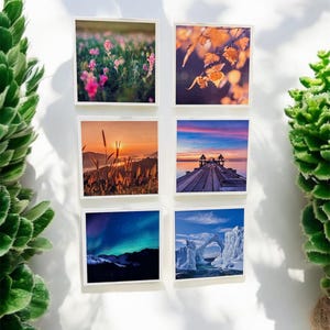 Custom Photo Fridge Magnets: Personalized Glossy Décor