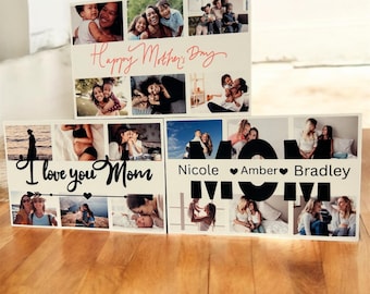 Personalized Mother's Day Photo Magnet: Custom Picture Keepsake