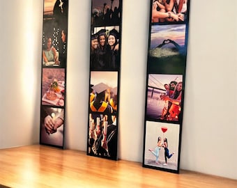 Custom Photo Strip Magnet Set: Personalized Film Style Keepsake