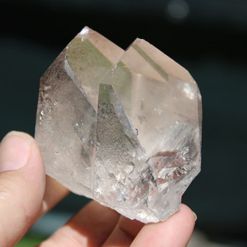 Lemurian Seed Crystal Ancient shops Quartz Point with Rainbow