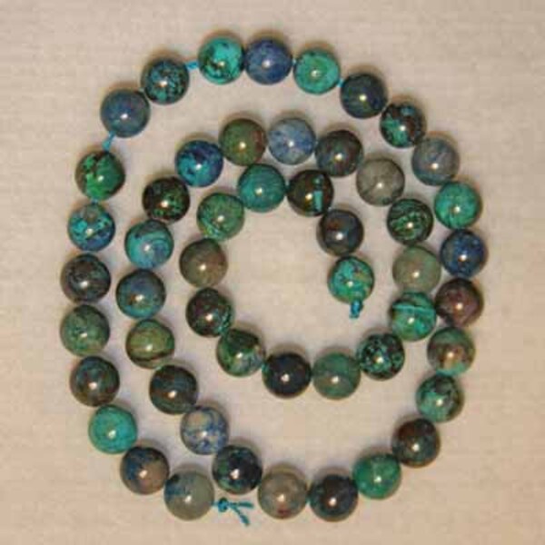 75%off Chrysocolla Bead Half Strand 8mm Arizona LAST ONE