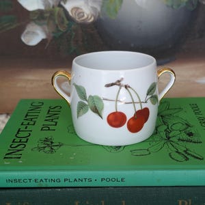Vintage Royal Worcester Marmalade Jar: Evesham Gold Porcelain Preserve Server