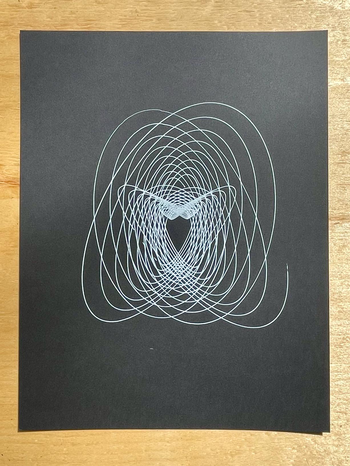 Pen Plotting, Generative Art, Wall Art, Ink On Paper, Code, Modern Art, Line Drawing, Grid Design, Abstract Design