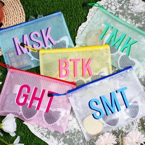 Personalisierte Brautjungfer Pool Tasche, benutzerdefinierte wasserdichte Pool Tasche, Bachelorette Braut Mitbringsel, Camp Tasche, Kinder Pool Tasche, Gastgeschenke und Geschenke