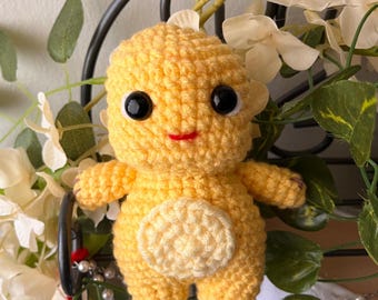 Yellow Dinosuar Crochet PDF Pattern