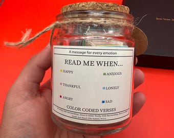 Quran Verse Jar, Islamic Verses for Emotions, Ramadan/Eid Gift- Guaranteed NEXT DAY DISPATCH