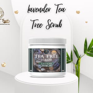 Lavendar Massage Oil Tea Tree Scrub Pure undiluted tea tree Essentials oil Aromatherapy skin cleansers relaxing all natural skin massage oil