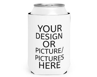 Custom Can Cooler Sleeve, Personalized Beverage Insulator, Fathers Day Gift, Custom Drink Holder, Custom Gift for Parties, Wedding Favors