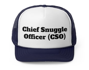 Funny Hat for Moms, Dads, Dog or Cat Owners, Chief Snuggle Officer Hat, Great Gift for Mother&#39;s Day, Father&#39;s Day and Pet Lovers Gift