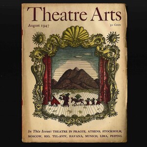 International Issue Theatre Arts Magazine Plays Operas Music Aug 1947
