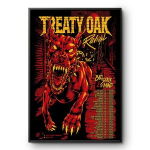 Treaty Oak Revival Bad State Of Mind Parte 2 Gira 2025 Programación Fechas de la gira Póster