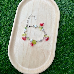 Lily of the Valley Flower Bracelet | Flower Bracelet | Flower Charm  | Adjustable Bracelet | Handmade | Charm Bracelet | Gifts for Her