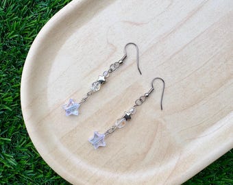 Shooting Star Earrings | Handmade Silver Celestial Jewelry