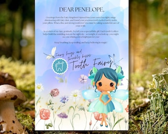 Tooth Fairy Letter Instant Download, Tooth Fairy Letter, Printable Tooth Fairy Letter, Tooth Fairy Gift, Tooth Fairy Keepsake