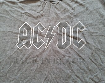 PDF Cross Stitch Pattern AC/DC logo Downloader Chart