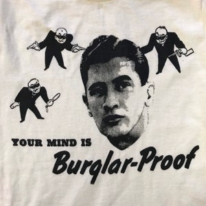 Retro Ad Tee Burglar-Proof (add size @ checkout comments or message me)
