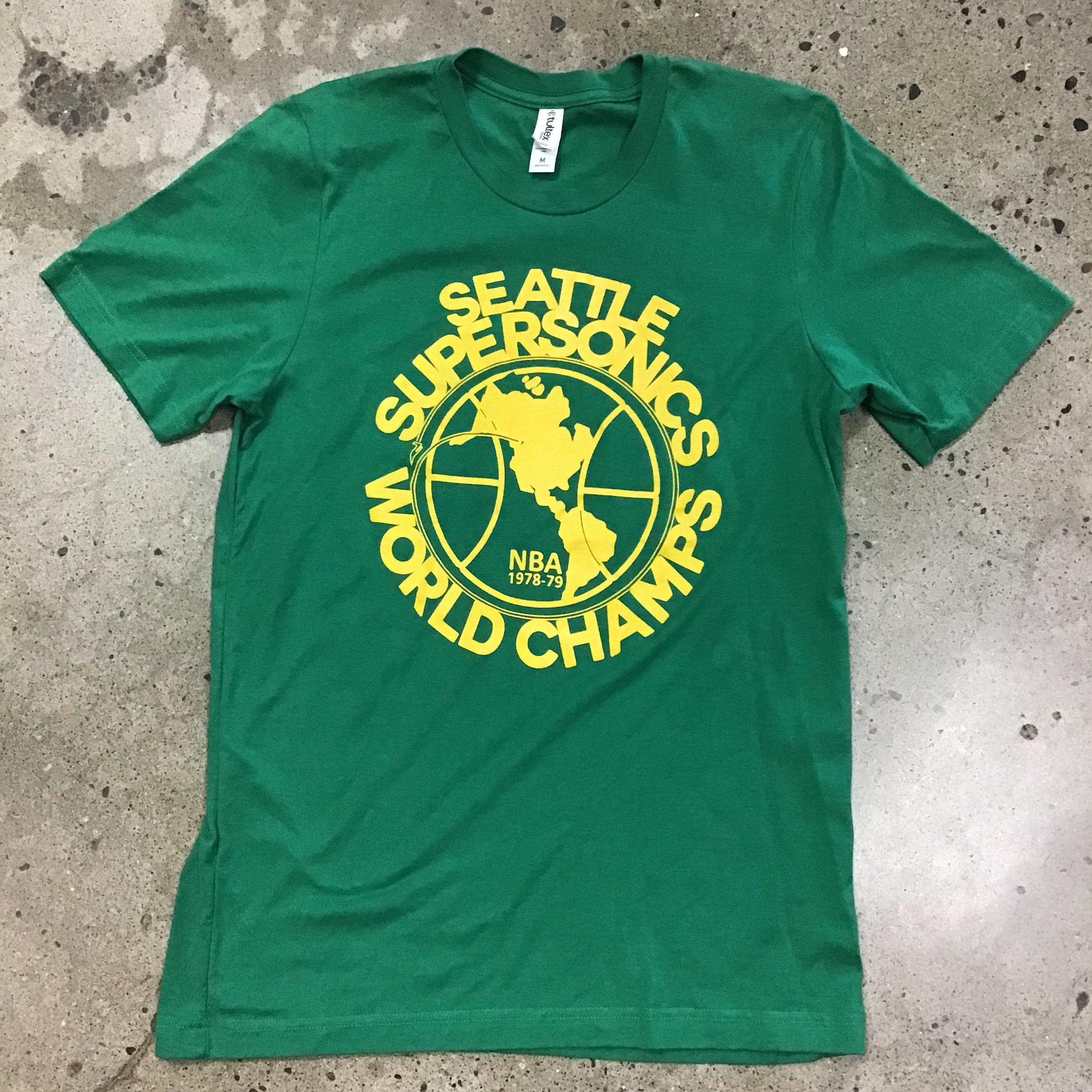 1979 Seattle Super Sonics Tee Repop (add Size @ Checkout Comments 