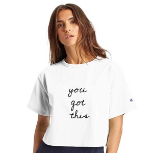 Women&#39;s Cropped Heritage Crewneck T-Shirt | Champion T453W