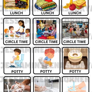 ABA Visual Icons Pack – 12 Printable Pages, 3 Variations Each, Digital ...