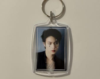 BTS Bangtan Bias Jin OT7 Photo Kpop Deco Accessory for Army Acessories Acrylic Keychain Charm Keyring Freebies Concert Merch Tour