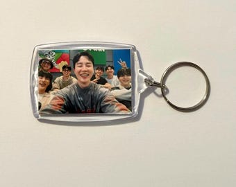 BTS Bangtan Bias OT7 Photo Kpop Deco Accessory for Army Acessories Acrylic Keychain Charm Keyring Freebies Concert Merch Tour Kpop Bias