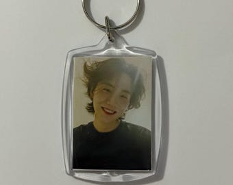 BTS Bangtan Bias Yoongi Suga OT7 Photo Kpop Deco Accessory for Army Acessories Acrylic Keychain Charm Keyring Freebies Concert Merch Tour