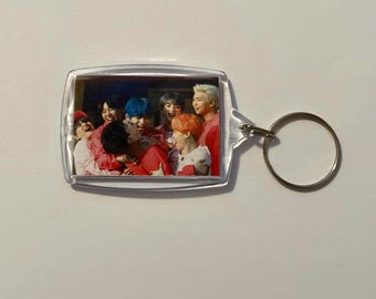BTS Bangtan Bias OT7 Photo Kpop Deco Accessory for Army Acessories Acrylic Keychain Charm Keyring Freebies Concert Merch Tour Kpop Bias