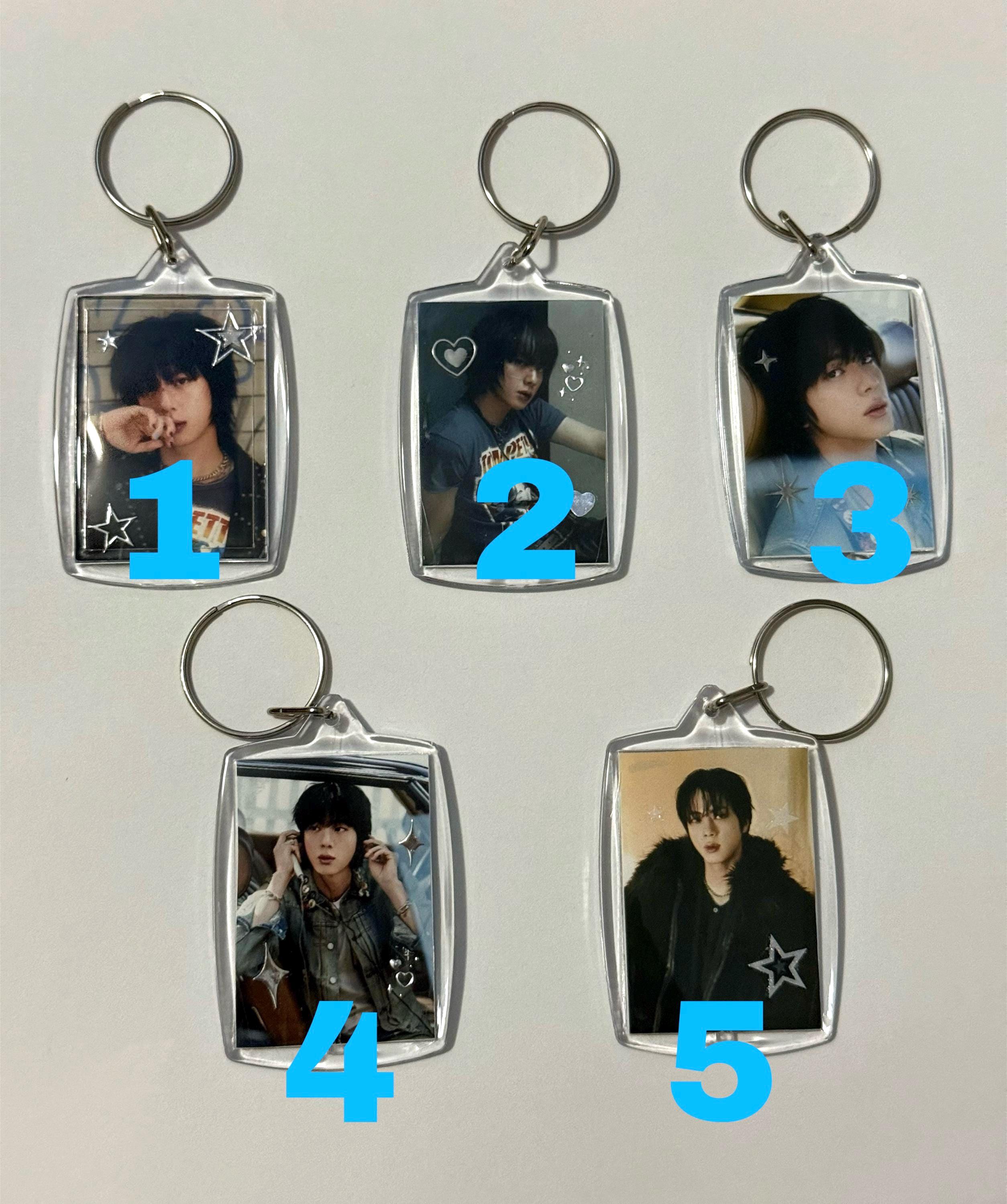 BTS Jin Echo Happy Kpop Deco Acrylic Keychain Sticker Decorated