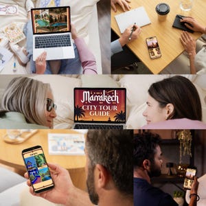 Itinerario de 4 días en Marrakech (PDF) / Consejos para la Medina y lugares de interés (Descarga digital)