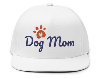 Dog Mom Baseball Cap, Casual Hat for Dog Lovers, Gifts for Pet Moms, Cute Dog Merchandise, Outdoor Cap for Dog Walks