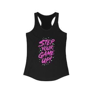 Motivational Racerback Tank - Perfect for Fitness, Yoga, Activewear, Workout Gear, Gift for Her