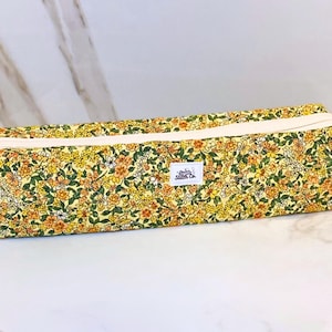 Quilted Hair Tool Organizer, Floral Pattern Bag, Quilted Makeup Bag, Hair Tool Travel Bag, Hair Tool Storage Bag, Hair Tool Pouch