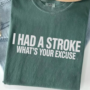 Stroke Survivor T-Shirt: Motivational Recovery Gift, Awareness Support