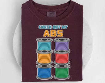 Bekijk mijn ABS-shirt, grappig shirt elektricien, shirt elektrische humor, shirt technische grap, shirt elektricien cadeau