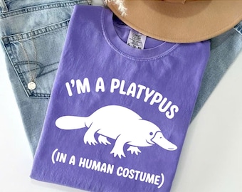 Platypus Shirt | Funny Animal Shirt | Nerd Humor Shirt | Cute Platypus Shirt | Gift for Animal Lovers
