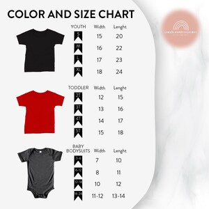a baby's bodysuit size chart with a baby's bodysuit and
